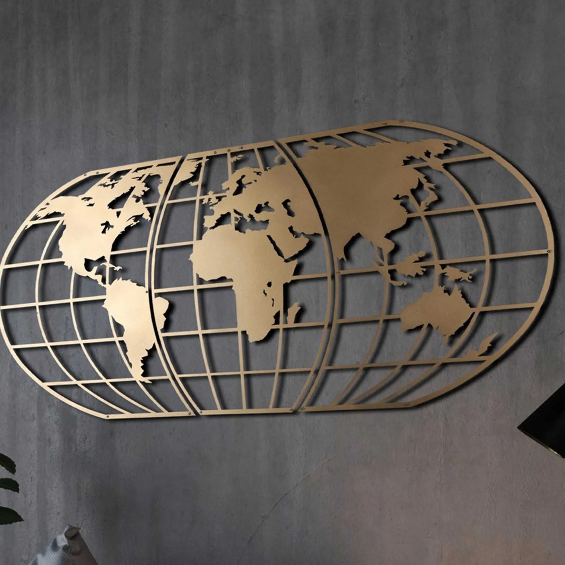 Emob Tanelorn Dekoratives Wandaccessoire aus Metall | 100 % METALL | 60 x 120 cm