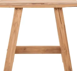 House Nordic Teakholz Barcelona Bank - Naturbelassen - 50x25x45 cm