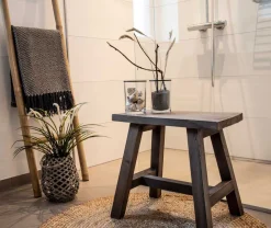 House Nordic Teakholz Barcelona Bank - Naturbelassen - 50x25x45 cm