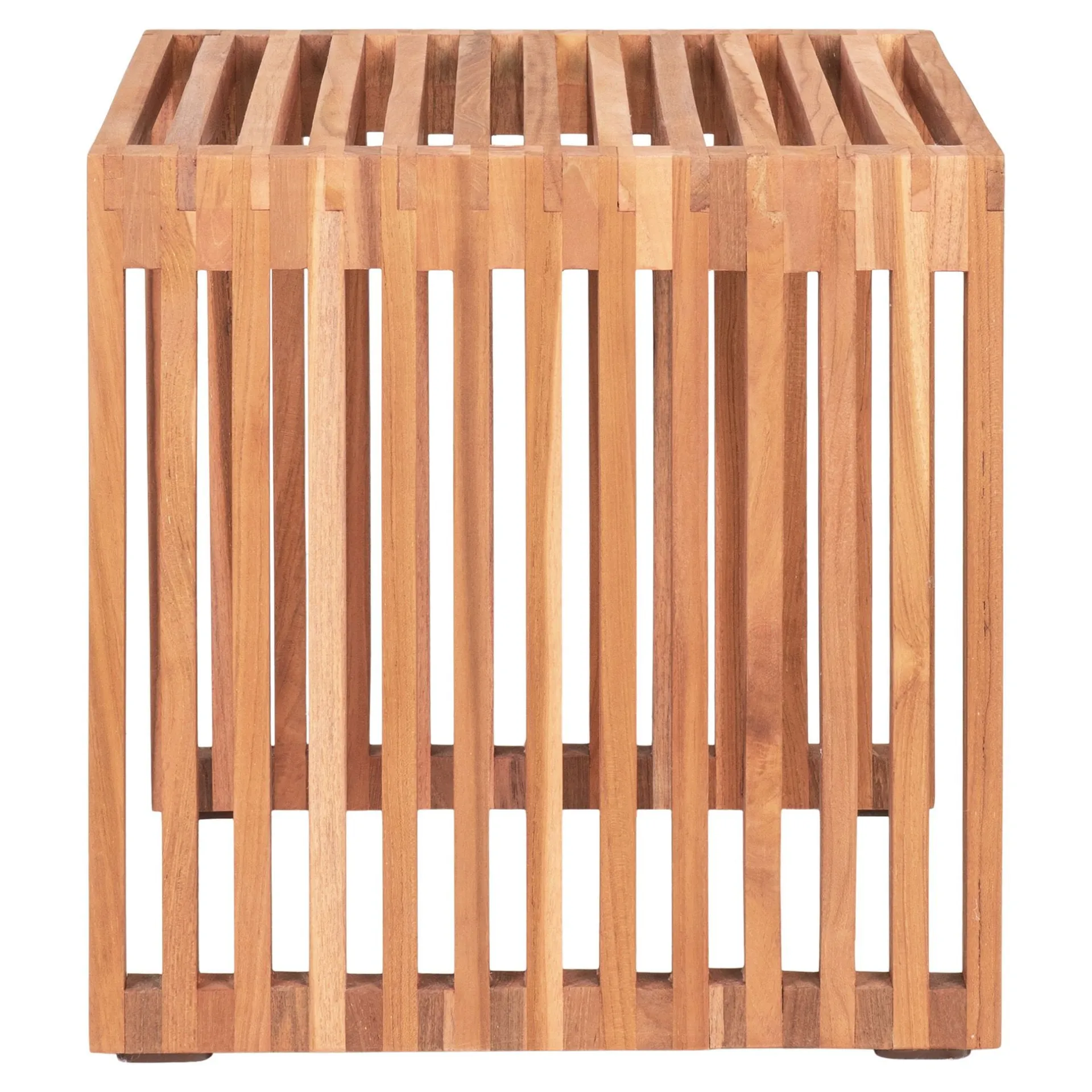 House Nordic Teakholz Pego Beistelltisch - Natur 40x40x40 cm