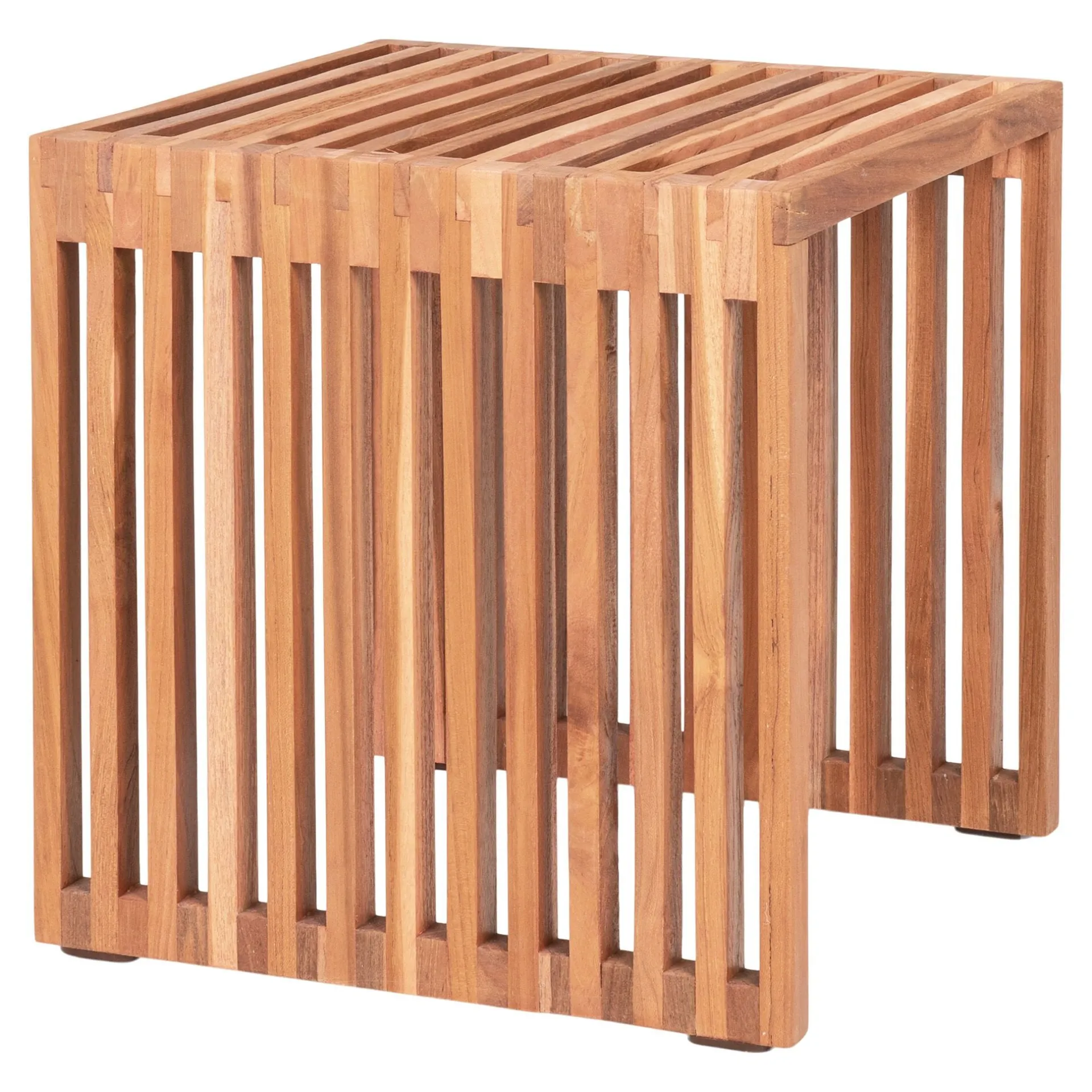 House Nordic Teakholz Pego Beistelltisch - Natur 40x40x40 cm