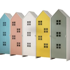 5-teiliger Kleiderschrank Casami Brügge - 288x37x172 cm - Multicolour