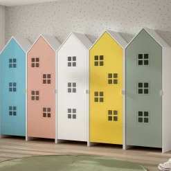 5-teiliger Kleiderschrank Casami Brügge - 288x37x172 cm - Multicolour