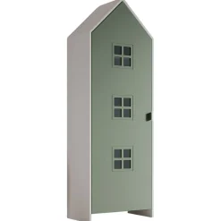 2-teiliger Kleiderschrank Casami Brügge - 115x37x172 cm - Blau/Grün