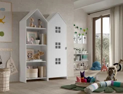 2-teiliger Kleiderschrank Casami Brügge - 115x37x72 cm - Weiß