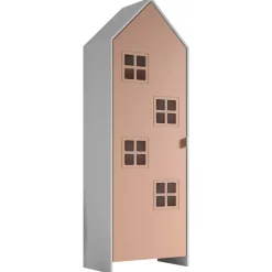 3-teiliger Kleiderschrank Casami Bruges - 173x37x172 cm - Blau/Weiß
