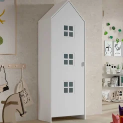 2-teiliger Kleiderschrank Casami Brügge - 115x37x172 cm - Rosa/Weiß