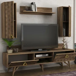 Tera Home TV-Element 180cm Breite Nussbaum