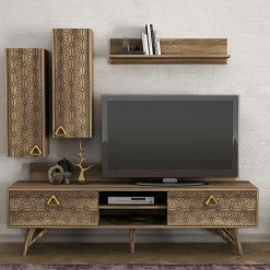 Tera Home TV-Element 180cm Breite Nussbaum