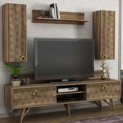 Tera Home TV-Element 180cm Breite Nussbaum