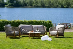 House Nordic Terracina Lounge-Set - mit Kissen - Akazienholz/