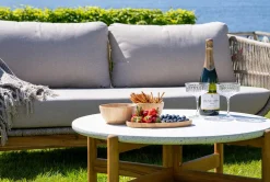 House Nordic Terracina Lounge-Set - mit Kissen - Akazienholz/