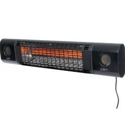 Sunred Terrassenheizung Hermia mit Bluetooth-Lautsprechern -