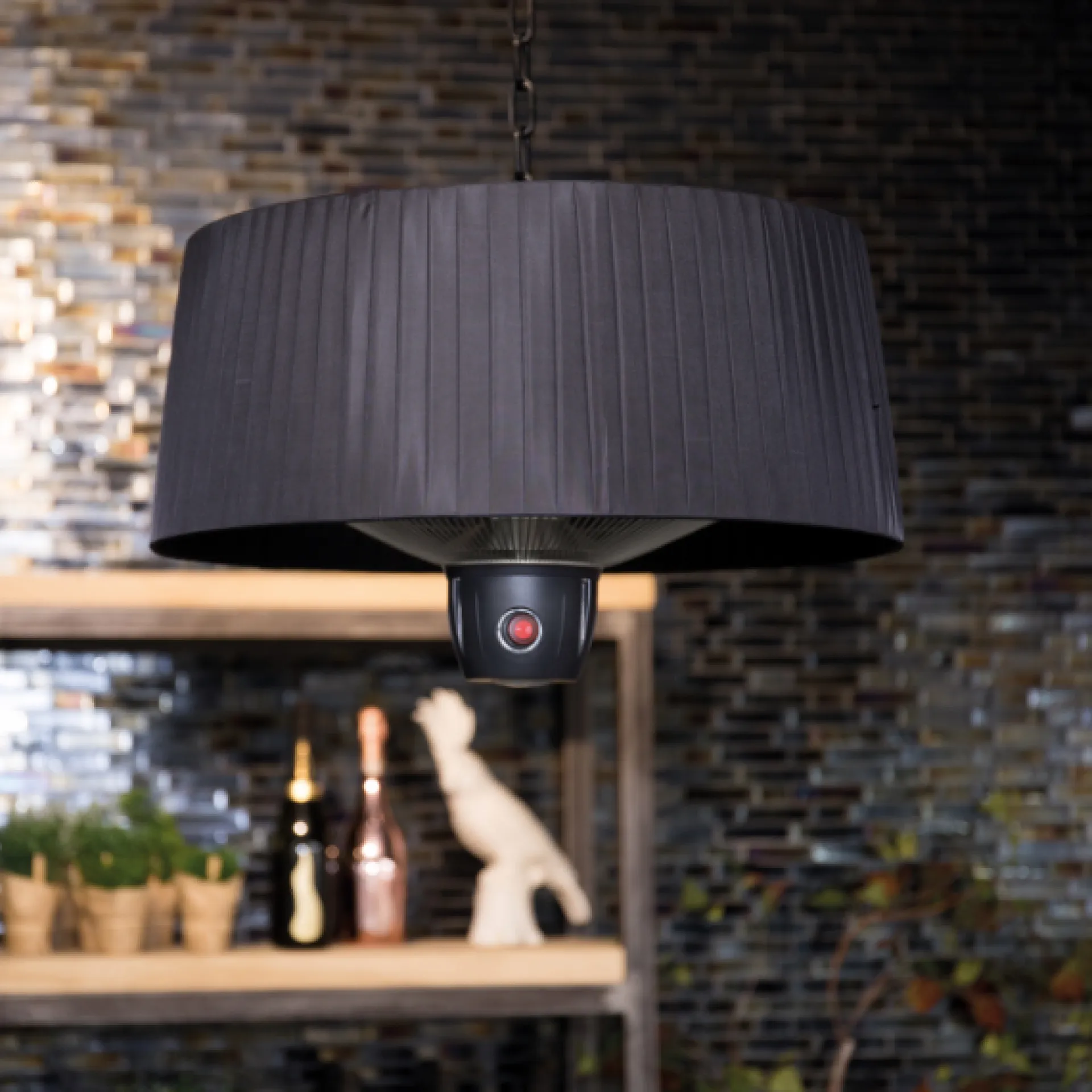 Sunred Terrassenheizung mit Beleuchtung Alix 50cm hängend -