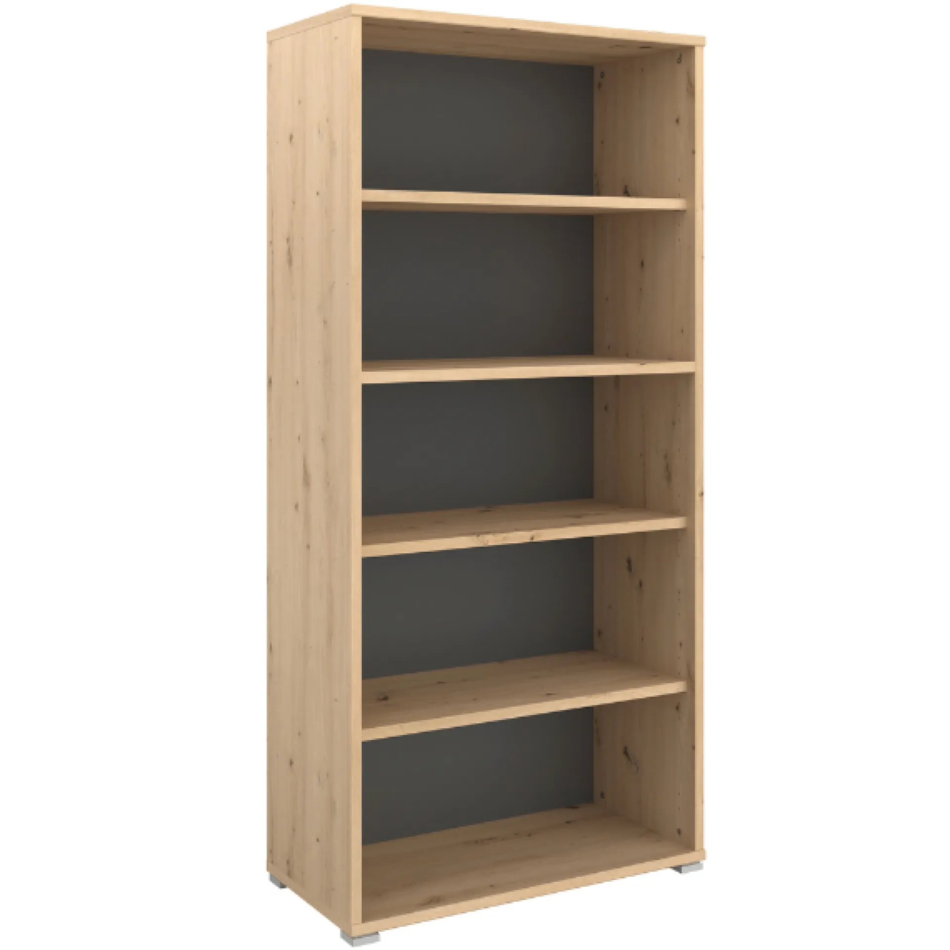 Parisot The OfficeBüro-Set : Schreibtisch 150cm, Aktenschrank, Bücherregal - Eiche Dekor