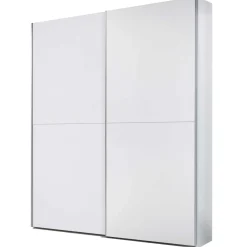 Tiempo Kleiderschrank 170x59x195cm mit zwei Türen - weiß