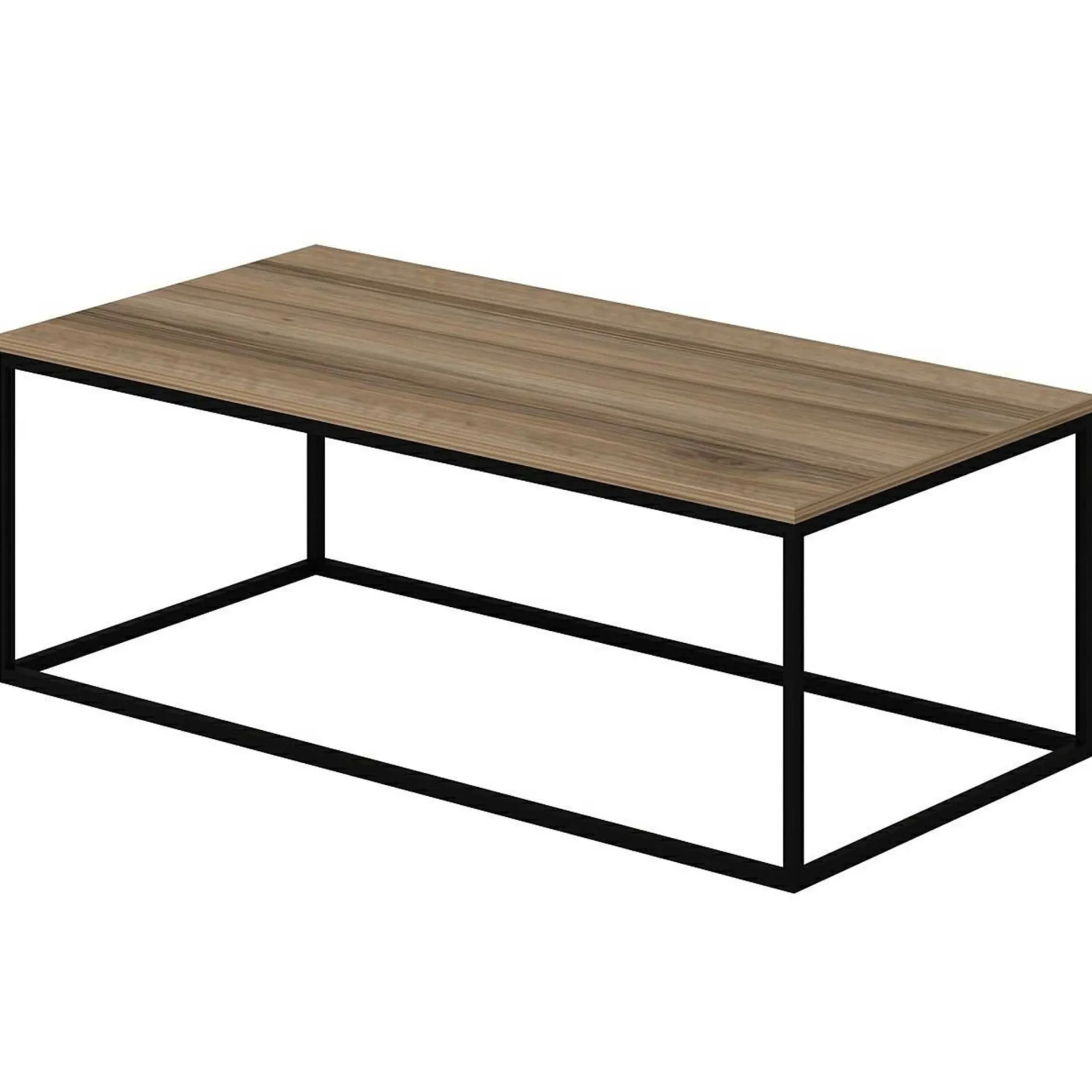 Emob Tiger Couchtisch | 100 % MELAMIN | Walnuss