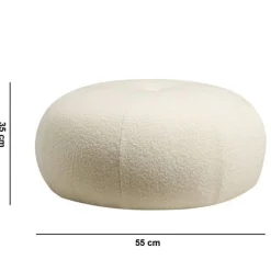 Emob Tina Pouf | Polyestergewebe | Bouclet