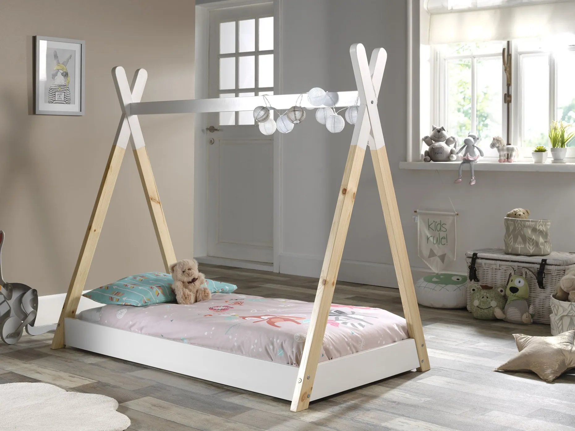 Tipi-Bett für Kleinkinder 70x140