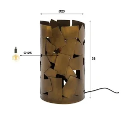 Emob Tischlampe Can-antik