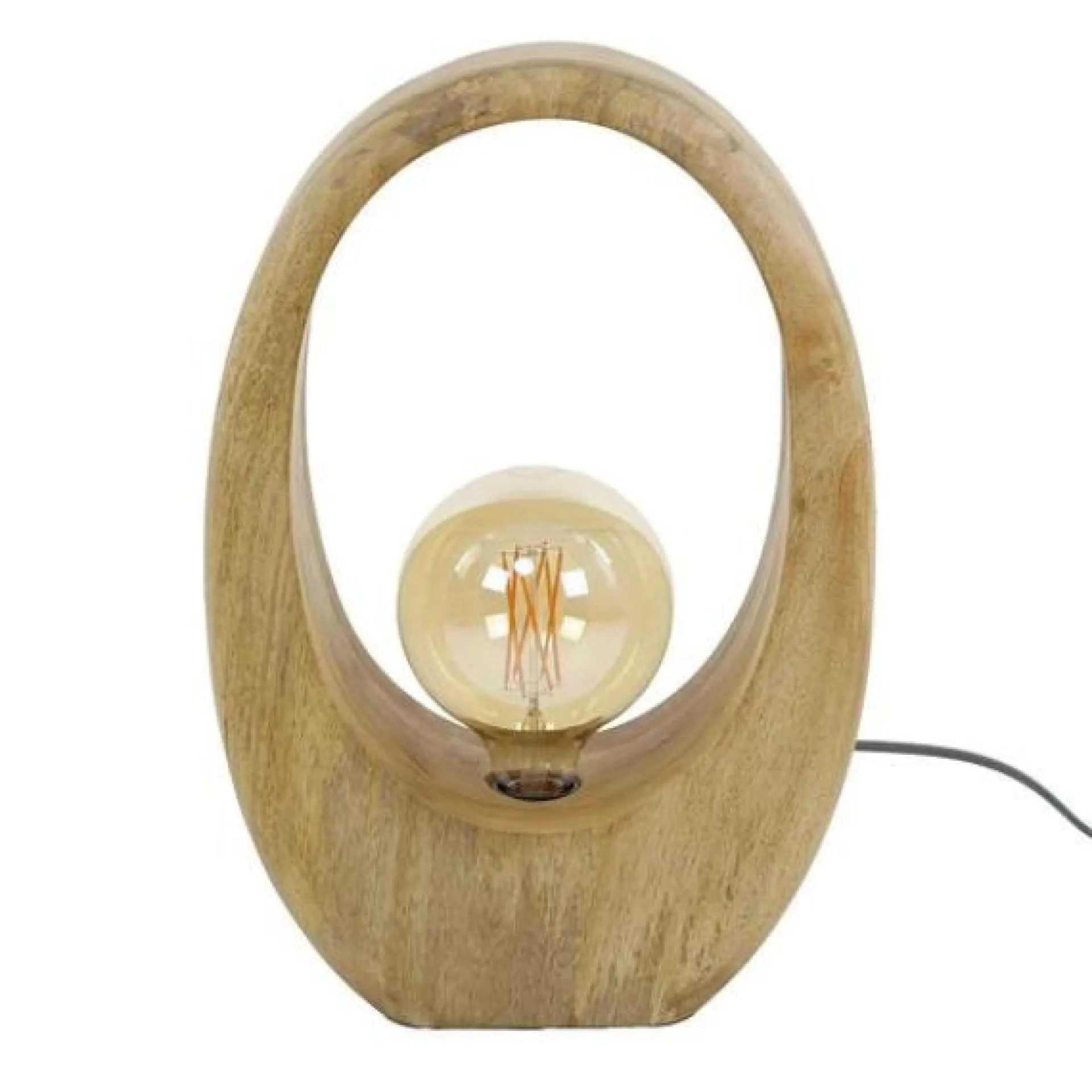 Emob Tischleuchte Hirt | 30 x 13 x 43 cm | Mangoholz massiv