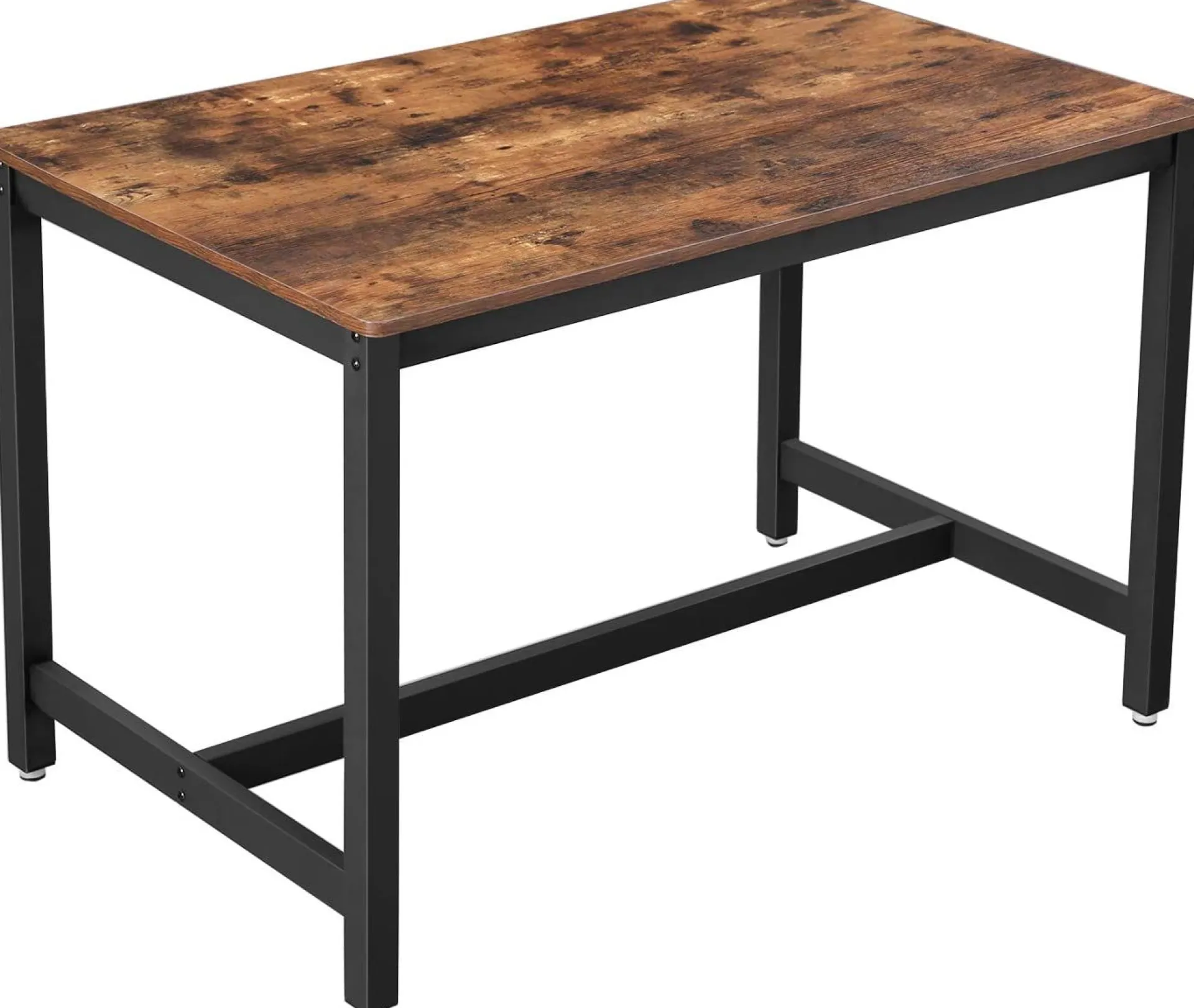 Vasagle Tisch Miles 120x75 industrial - braun/schwarz