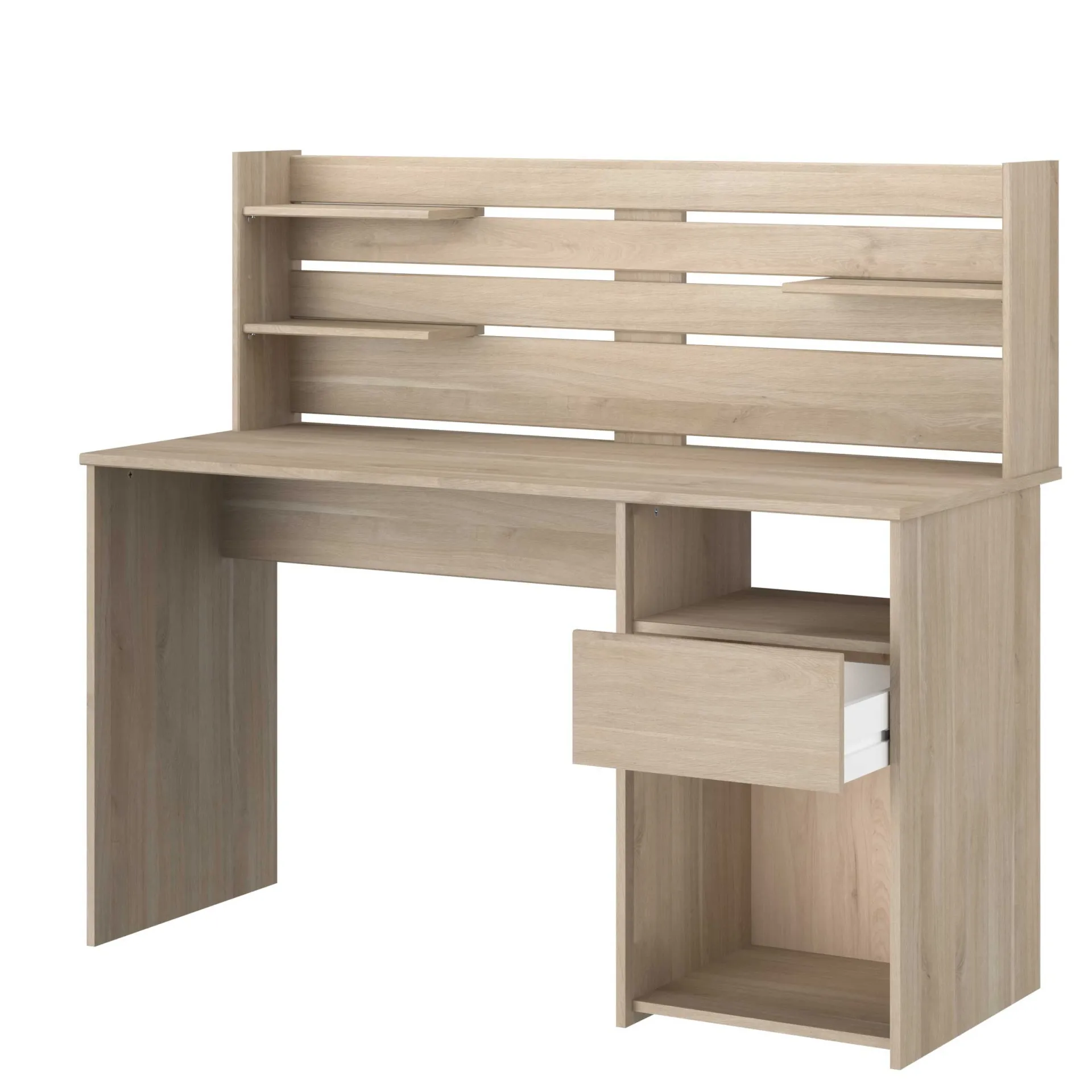 Kinder Parisot TokioKinderzimmer : Bett 90x200 mit Schubladen, Kleiderschrank, Kommode, Schreibtisch