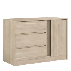 Kinder Parisot TokioKinderzimmer : Bett 90x200 mit Schubladen, Kleiderschrank, Kommode, Schreibtisch