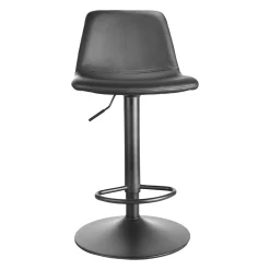 CBA Tommy Verstellbarer Barhocker - 58-80cm Sitzhöhe - es Kunstleder