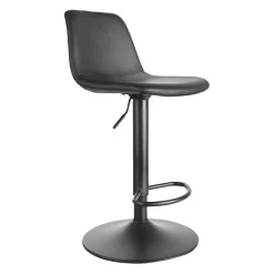 CBA Tommy Verstellbarer Barhocker - 58-80cm Sitzhöhe - es Kunstleder