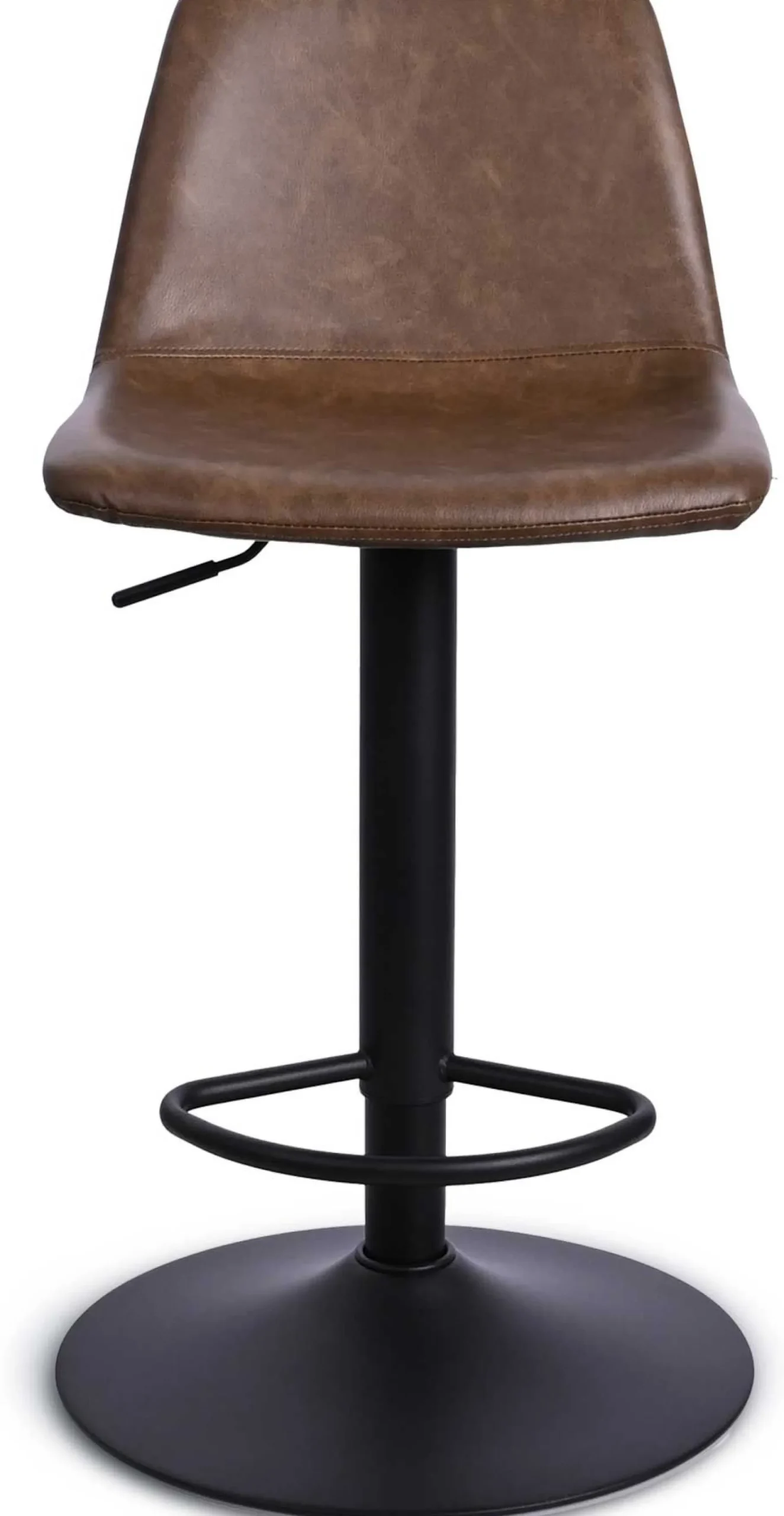 CBA Tommy Verstellbarer Barhocker - 58-80cm Sitzhöhe - Kunstleder
