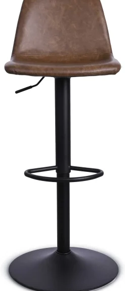 CBA Tommy Verstellbarer Barhocker - 58-80cm Sitzhöhe - Kunstleder