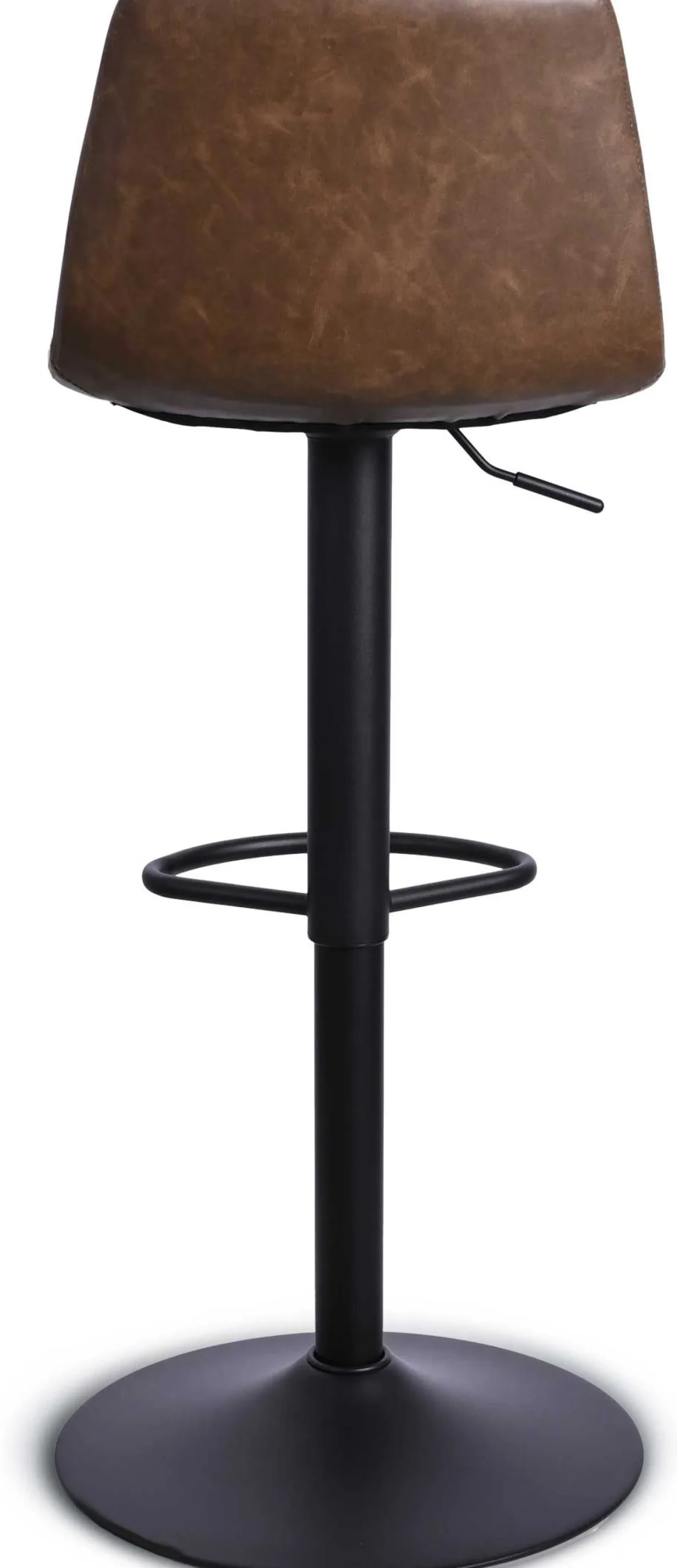 CBA Tommy Verstellbarer Barhocker - 58-80cm Sitzhöhe - Kunstleder