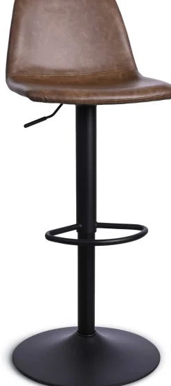CBA Tommy Verstellbarer Barhocker - 58-80cm Sitzhöhe - Kunstleder