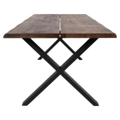 House Nordic Toulon Esstisch - Eiche Natur, gewellte Kante