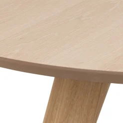 Emob Townsville Runder Esstisch - Eiche furniert, 100x75 cm