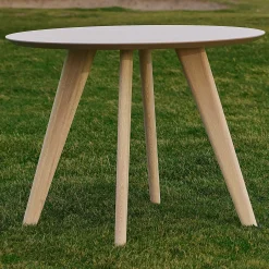 Emob Townsville Runder Esstisch - Eiche furniert, 100x75 cm