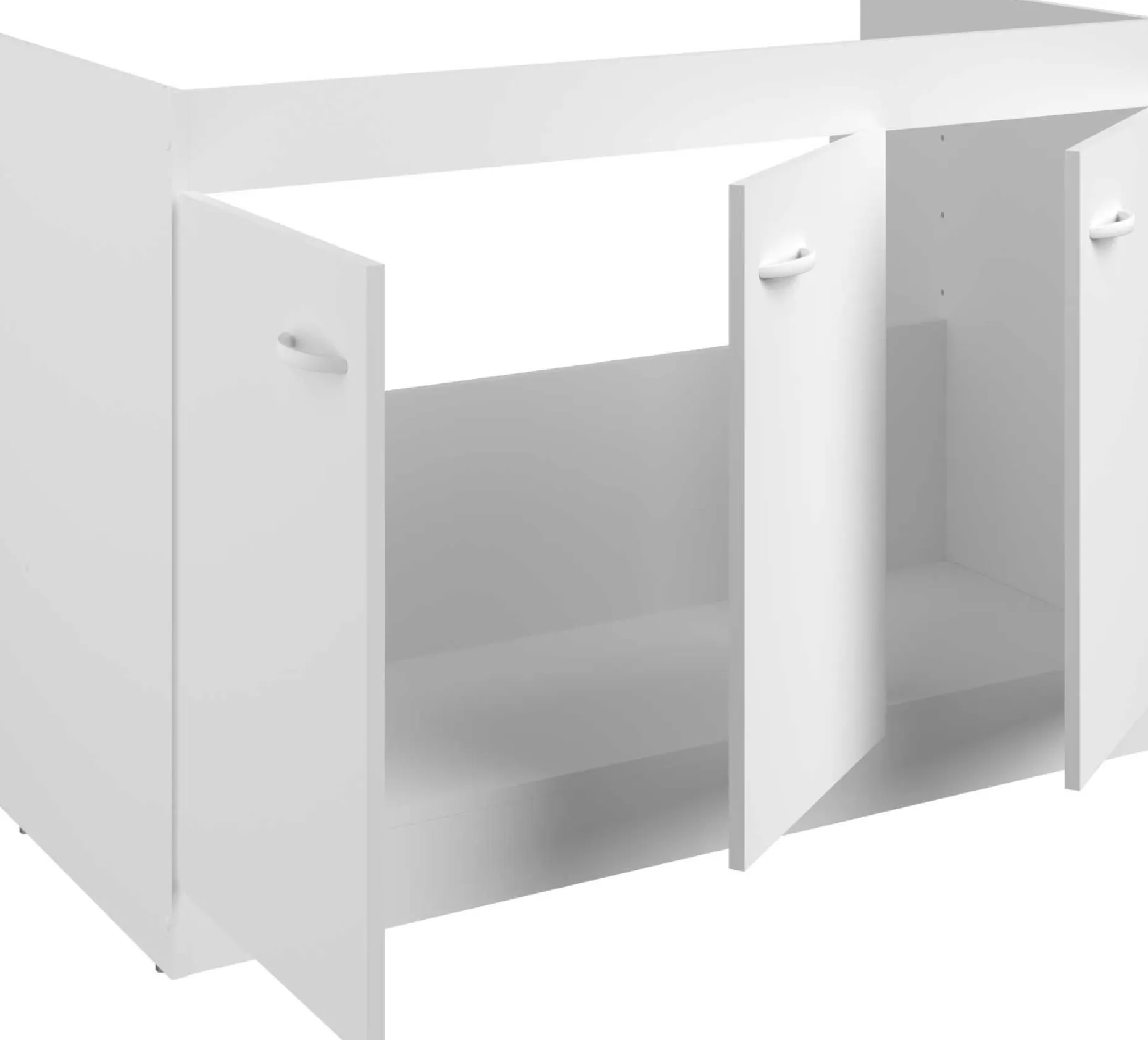 3-türiger Unterschrank für die Spüle (120 cm)