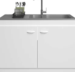 2-türiger Unterschrank für die Spüle (120 cm)
