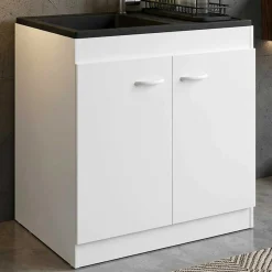 2-türiger Unterschrank für die Spüle (80 cm)
