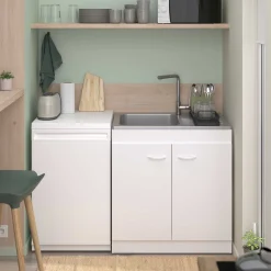 2-türiger Unterschrank für die Spüle (80 cm)