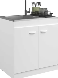 2-türiger Unterschrank für die Spüle (80 cm)