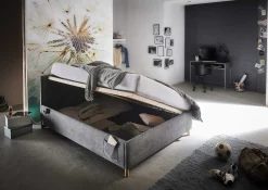 Truhenbett Cool | 90 x 200 cm | Anthrazit Design