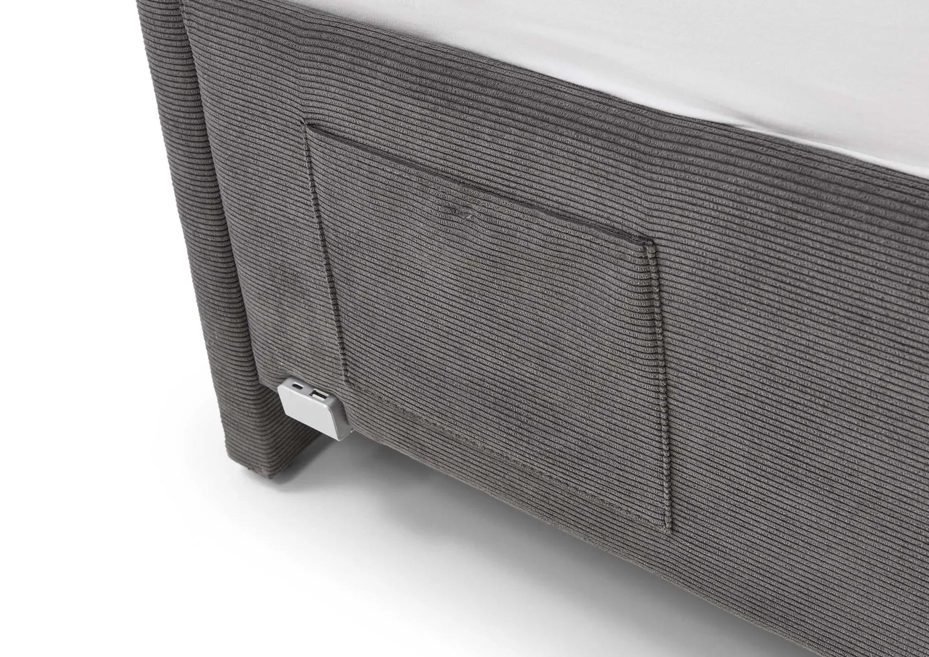 Truhenbett Cool | 90 x 200 cm | Anthrazit Design