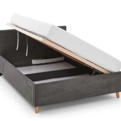 Truhenbett Cool | 90 x 200 cm | Anthrazit Design
