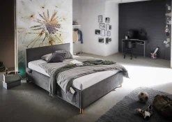 Truhenbett Cool | 90 x 200 cm | Anthrazit Design