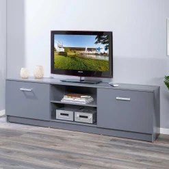 Tv-furniture Eden 180cm 2 Türen - graphitgrau