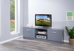 Tv-furniture Eden 180cm 2 Türen - graphitgrau