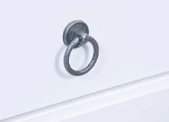 TV Lowboard Provence mit 2 Schubladen - weiß