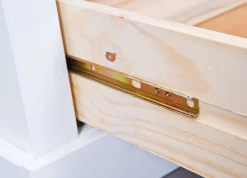 TV Lowboard Provence mit 2 Schubladen - weiß